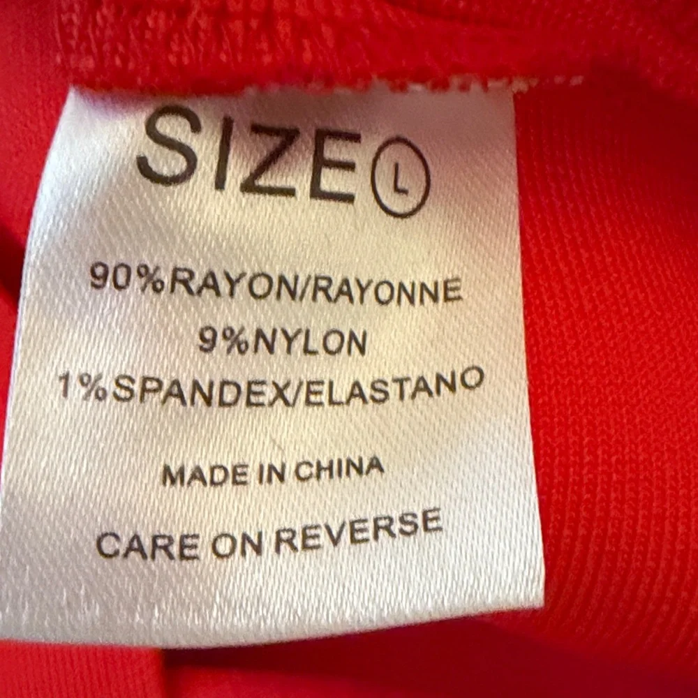 One-Shoulder Red Rhinestone Accent Dress - Picture 11 of 13
